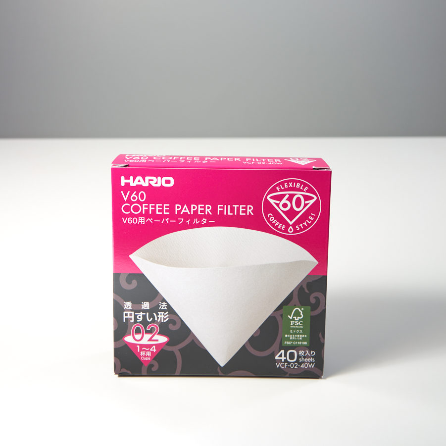 Hario V60 Filter Paper for 02 Dripper – 100pk