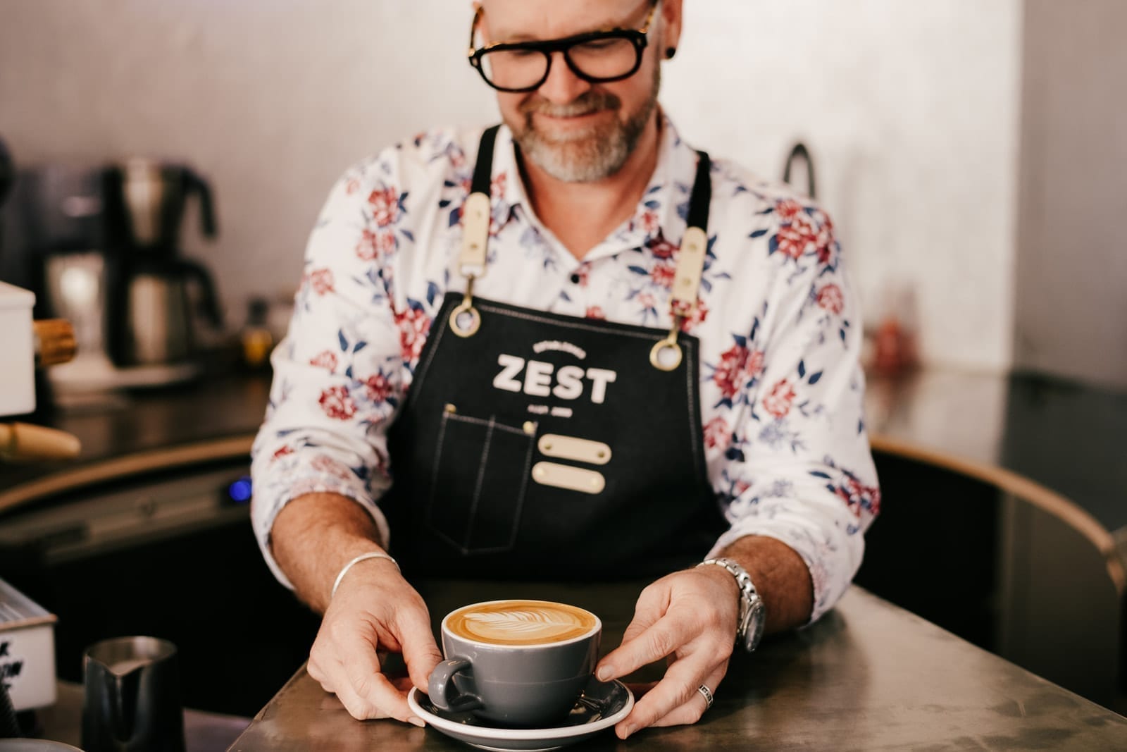 Zest Coffee café owner